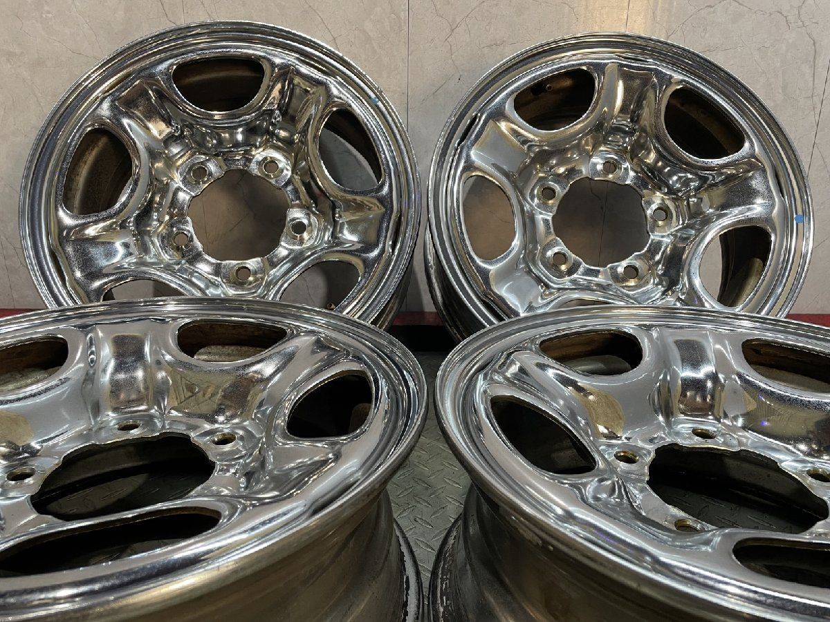 ダイハツ 初代 ロッキー メッキホイール 15インチ 4本 7 15 ジムニー流用可 MHA 706