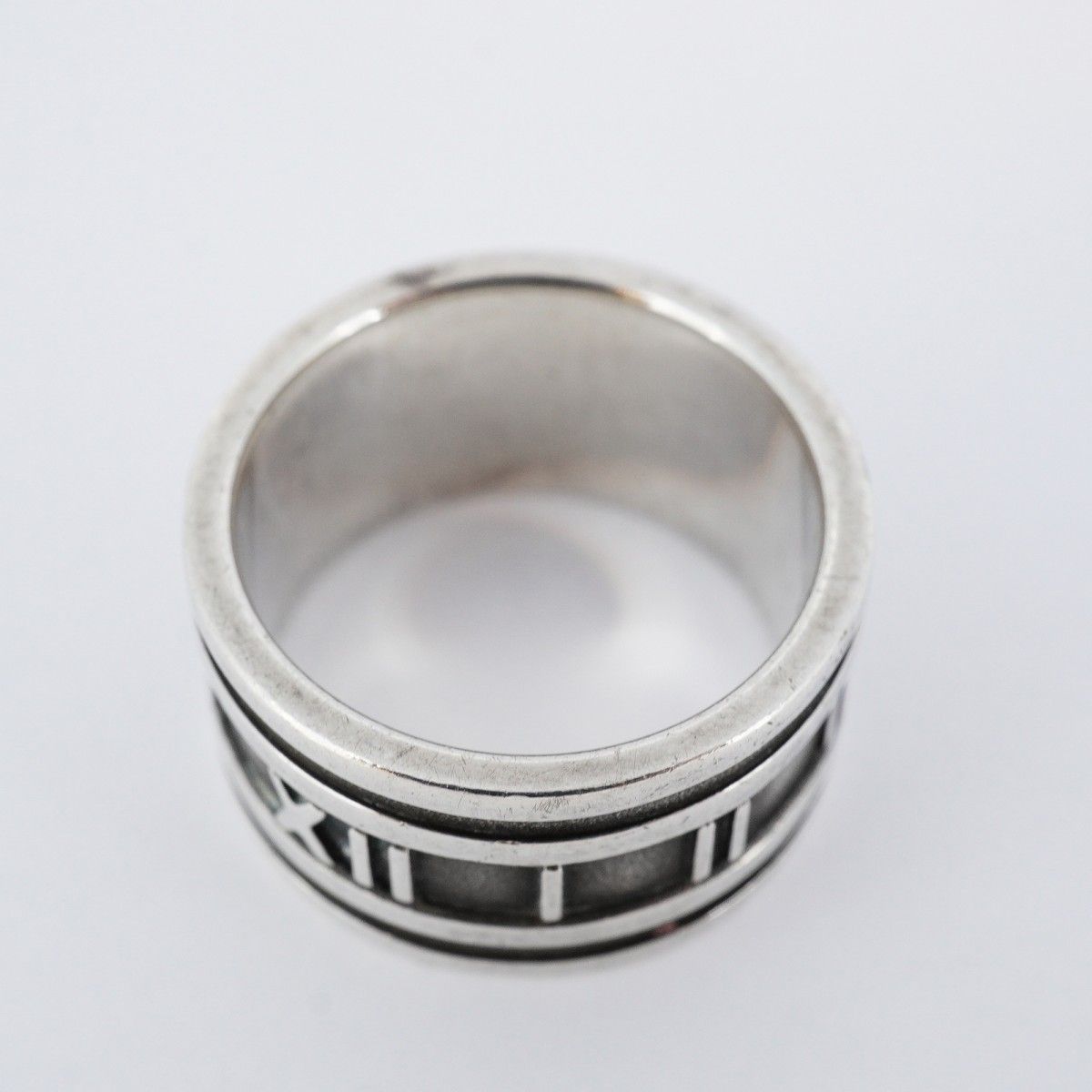 ティファニー　アトラス 17号 指輪　リング 5job0636】ティファニー リング アトラス ワイド シルバー925 17号