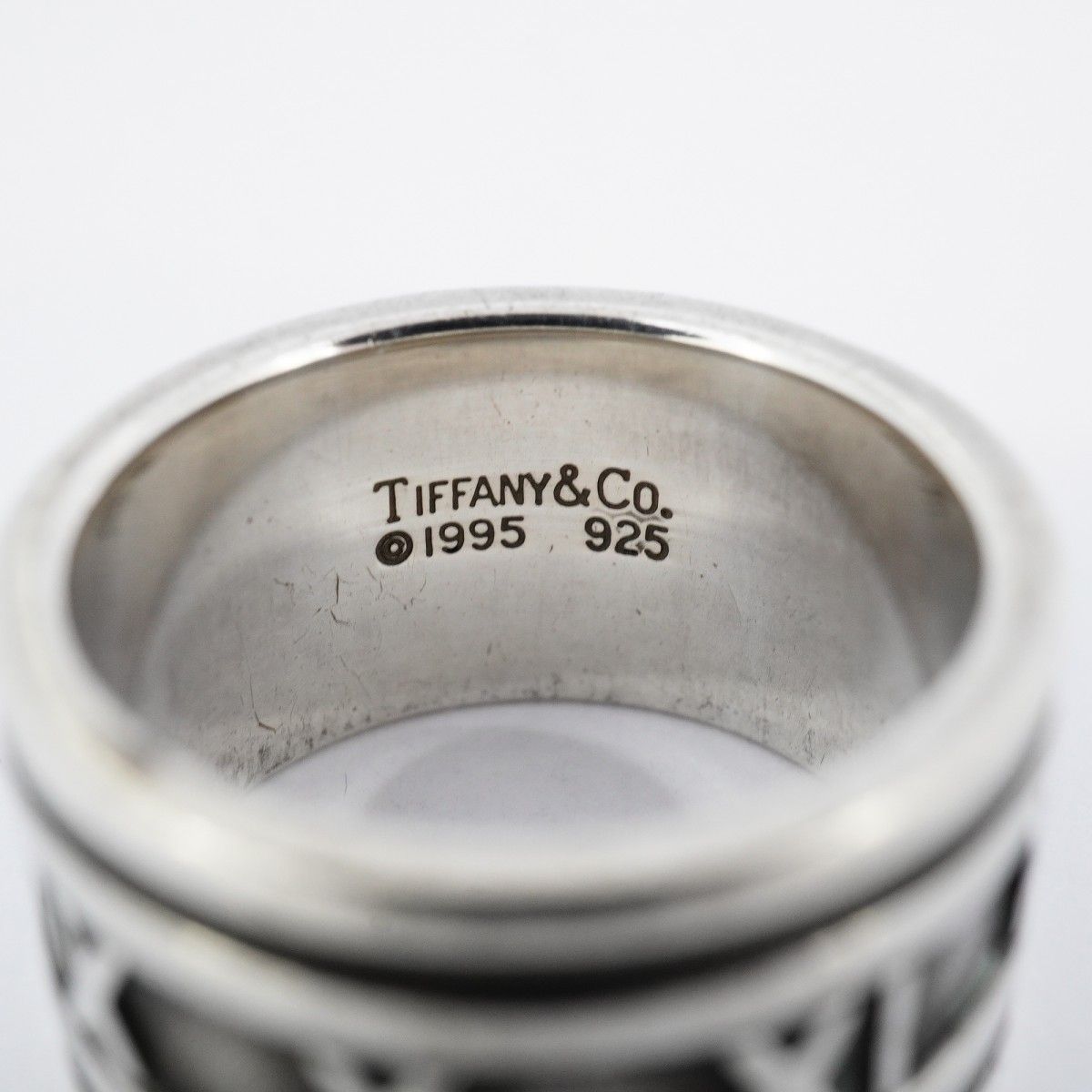 5job0636】ティファニー リング アトラス ワイド シルバー925 17号