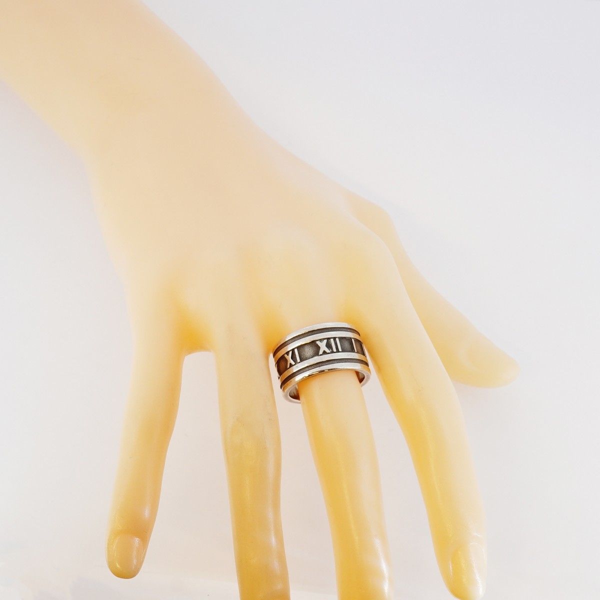 5job0636】ティファニー リング アトラス ワイド シルバー925 17号