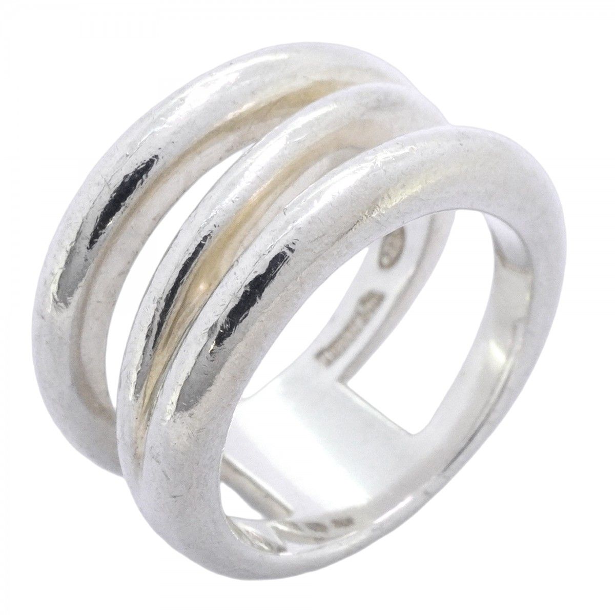 5job0647】ティファニー リング ダイアゴナル シルバー925 11号【中古