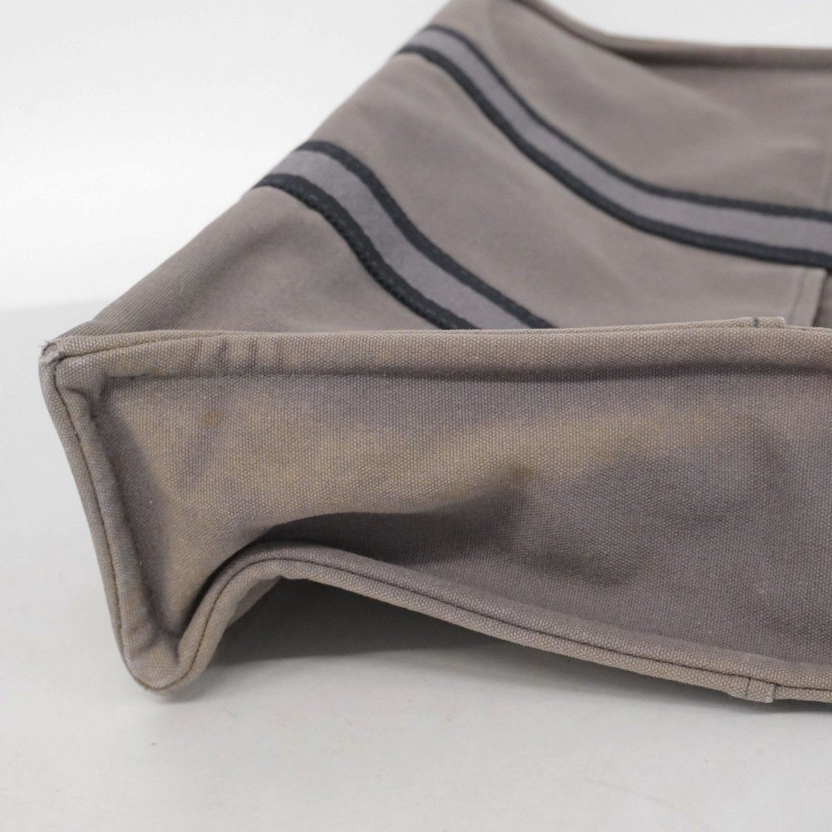 5of6370】エルメス トートバッグ フールトゥMM キャンバス グレー