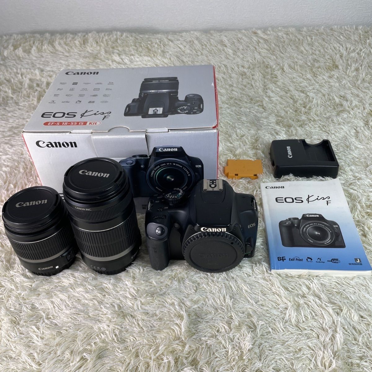 CB-02/限定/デジタル一眼レフカメラ/Canon/EOS kiss F/ズームレンズ付/美品/よあけ販売