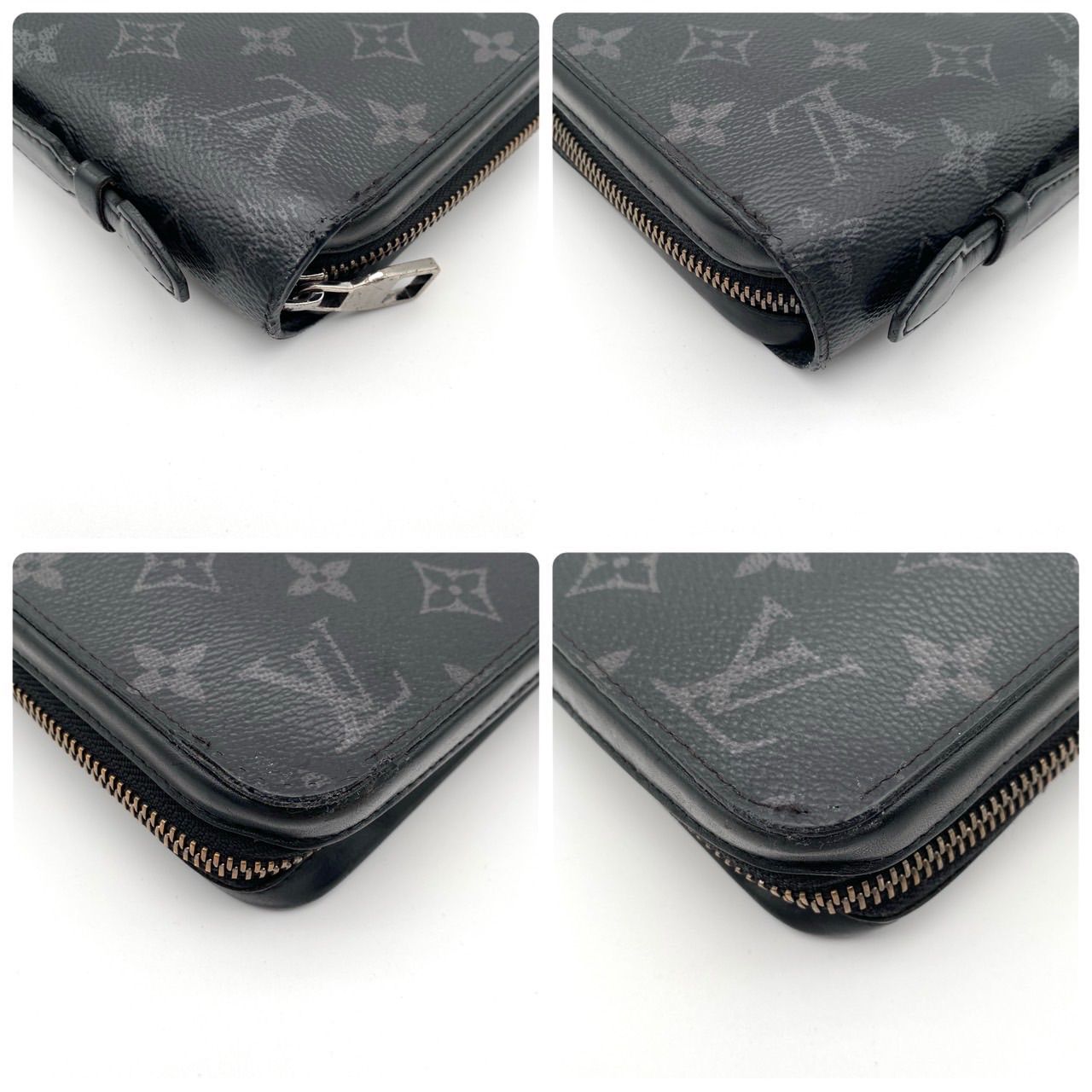 ルイヴィトン モノグラム エクリプス ジッピーXL 長財布 セカンド