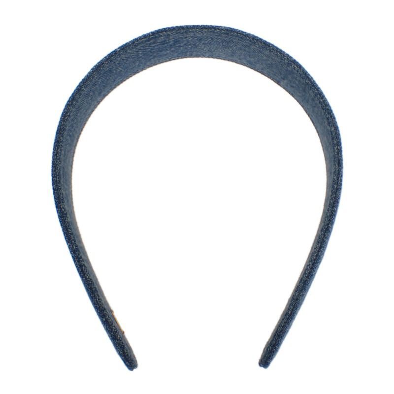 ☆細かなすれ傷あり☆ セリーヌ CELINE トリオンフデニムヘアバンド