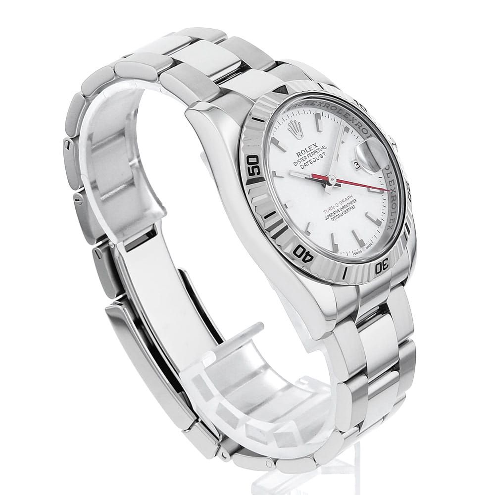 ロレックス ターノグラフ 116264 ホワイト 3列 オイスターブレス D番