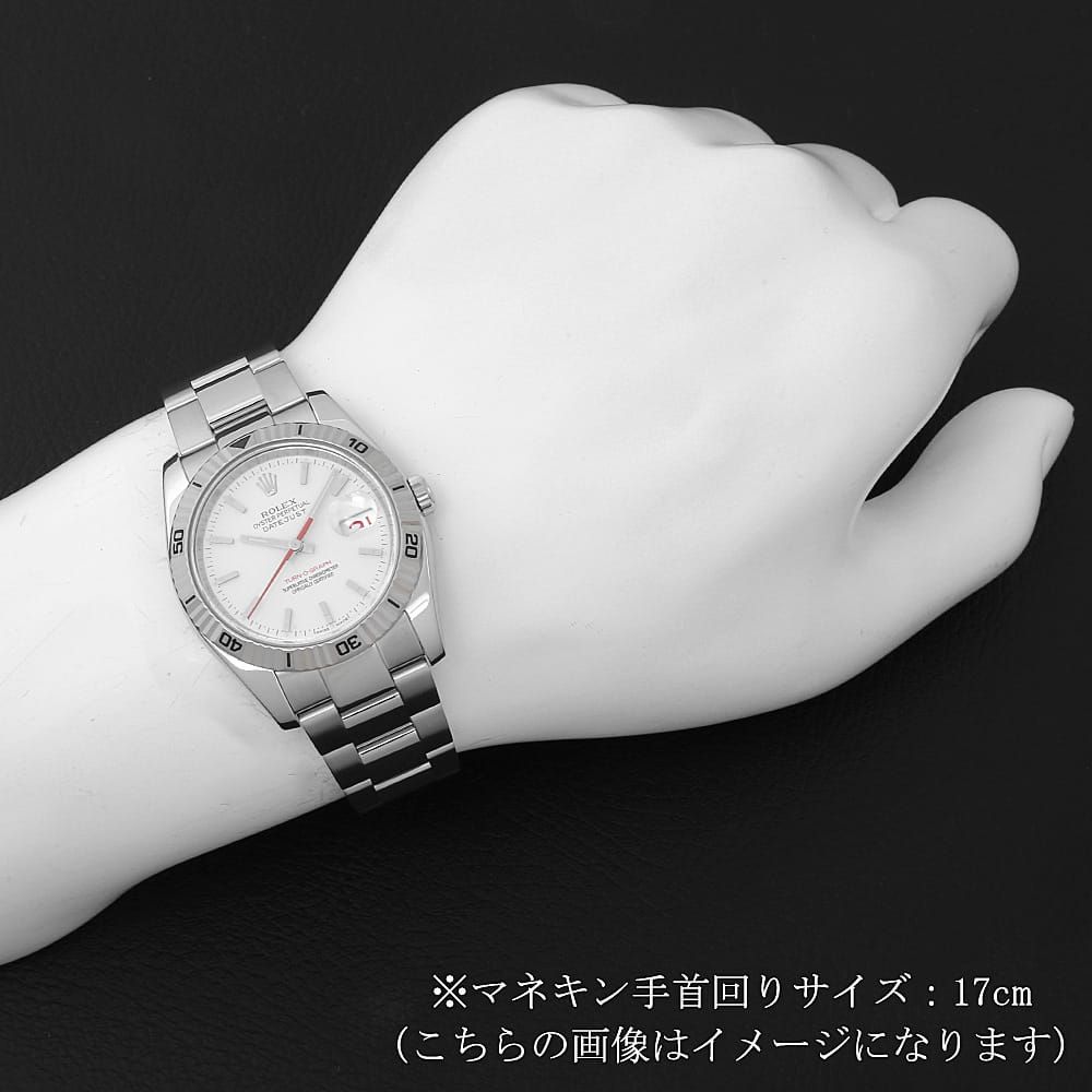 ロレックス ターノグラフ 116264 ホワイト 3列 オイスターブレス D番