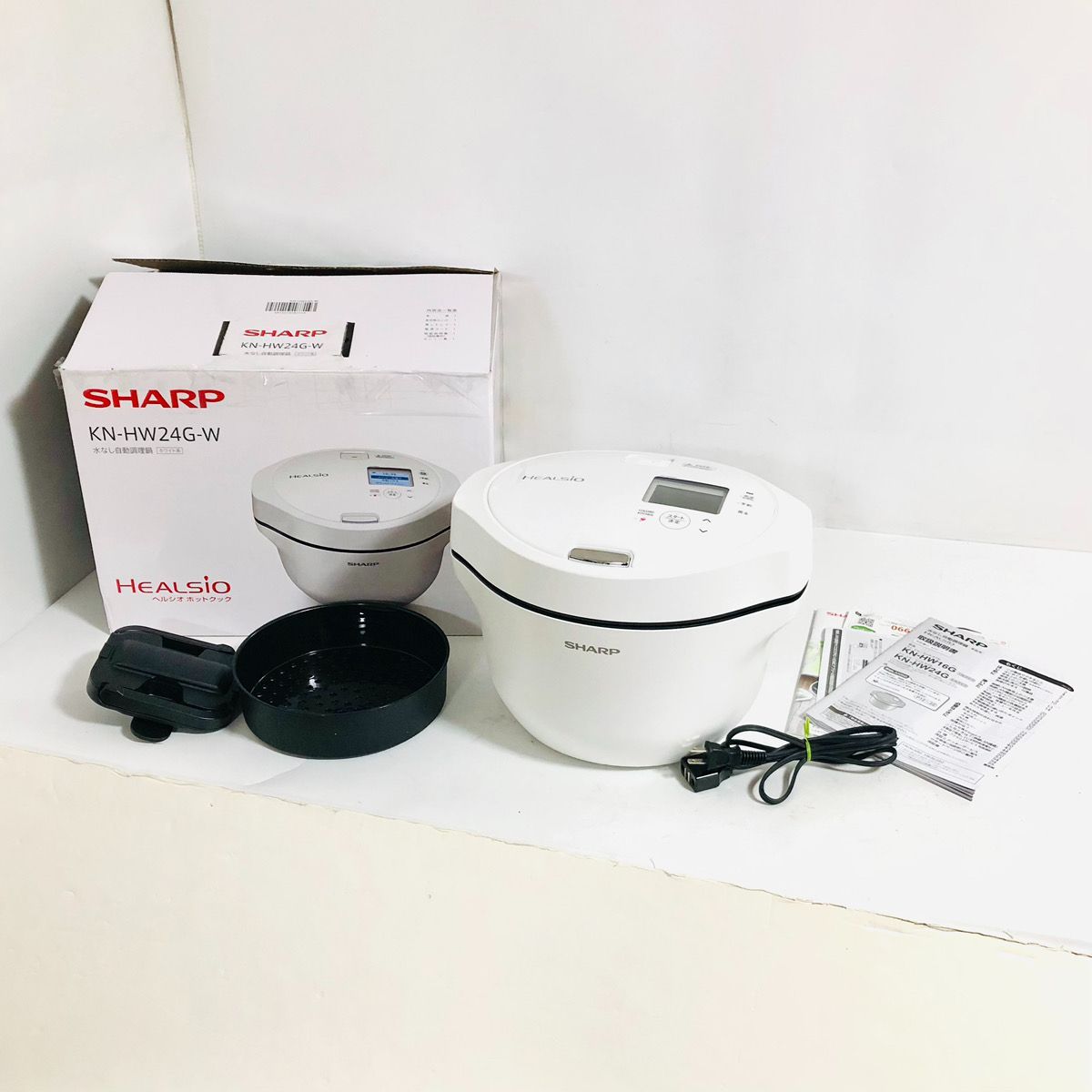 最終値下げ【新品未開封】シャープ KN-HW24G-W ホットクック 2.4L白 未使用♪ 完品♪ SHARP シャープ ヘルシオ ホットクック KN-HW24G-W