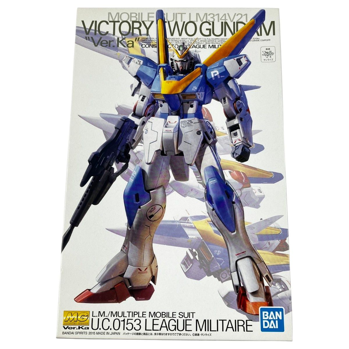 バンダイスピリッツ MG 1 100 V 2ガンダム Ver Ka 未組立品