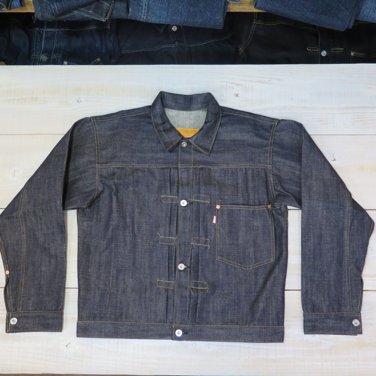 KIWAMI WWII み 大戦モデル 退色タブ デニムジャケット 全サイズ スプリットバックT-back