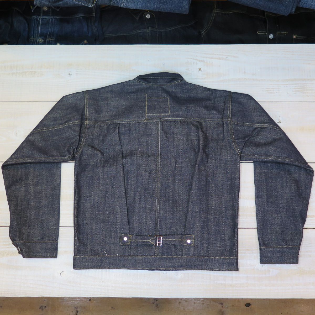 KIWAMI WWII み 大戦モデル 退色タブ デニムジャケット 全サイズ スプリットバックT-back
