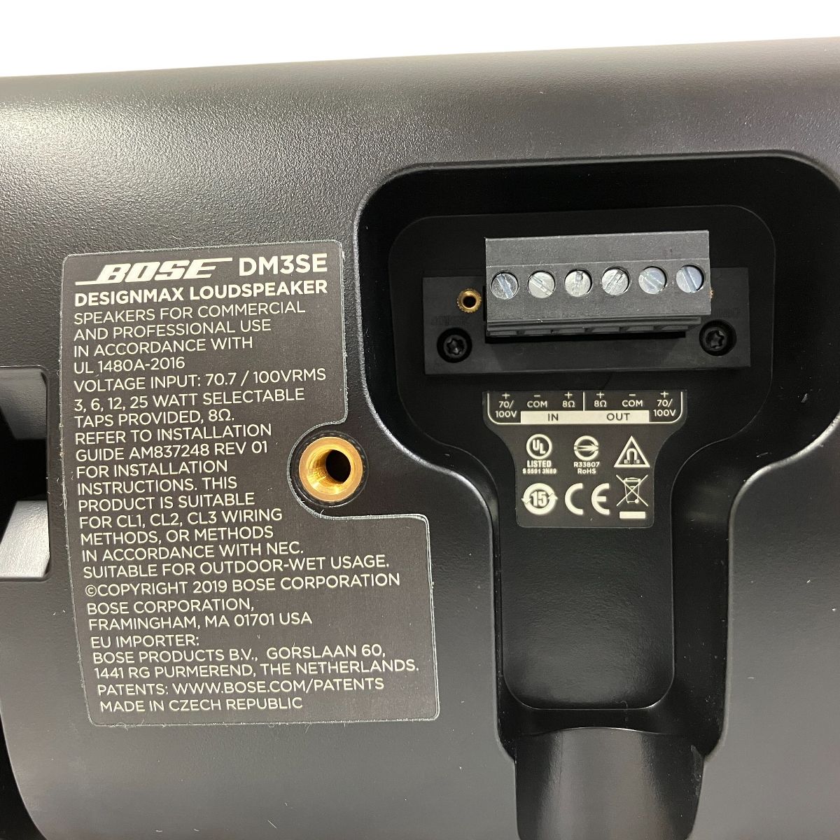 Bose DesignMax DM 3 C ブラック 天井埋込用 2 way パッシブスピーカー 音響機材 サウンドバー その他 