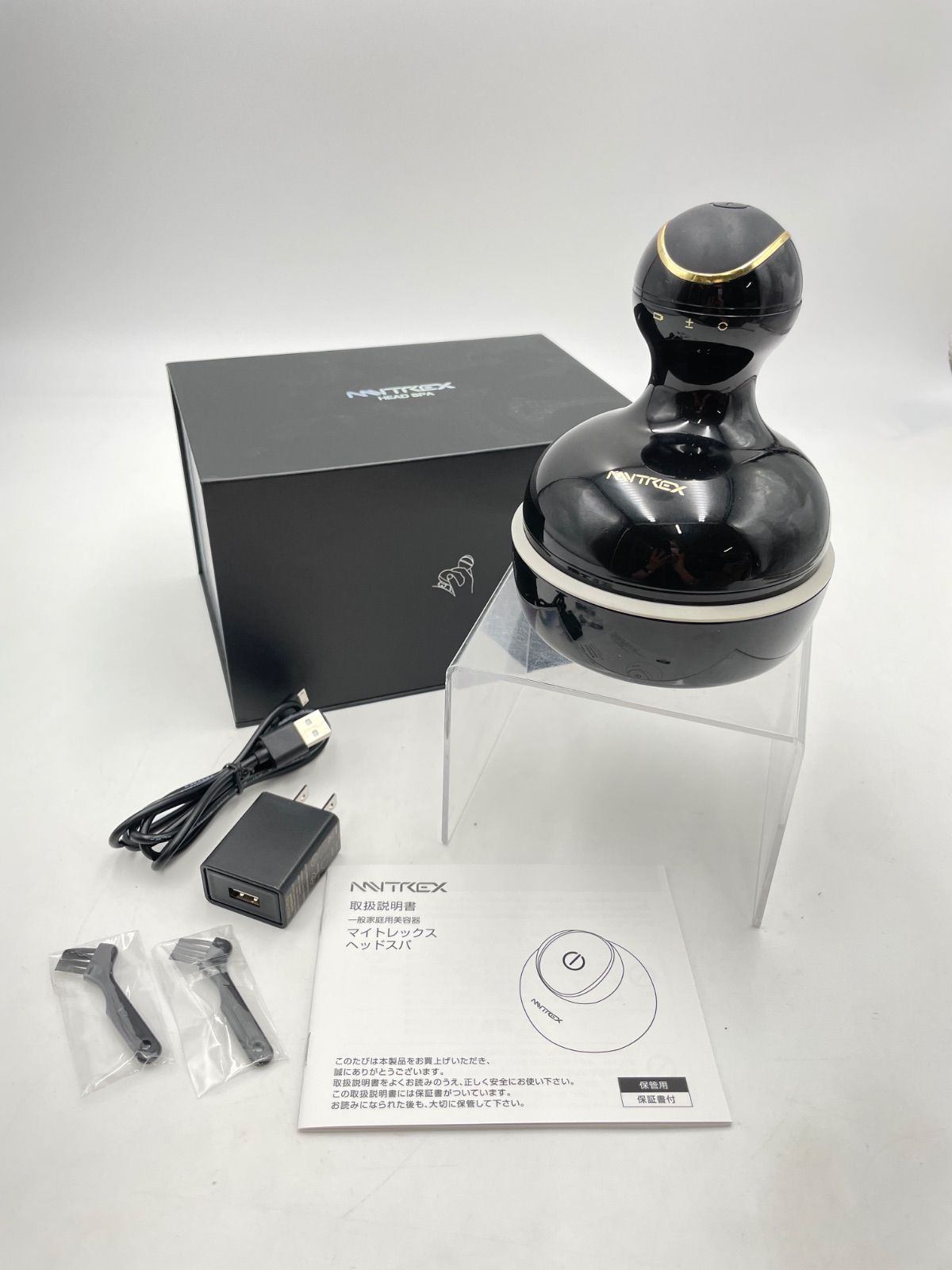 CS1998 マイトレックス ヘッドスパ HS-1808B ブラック - メルカリ