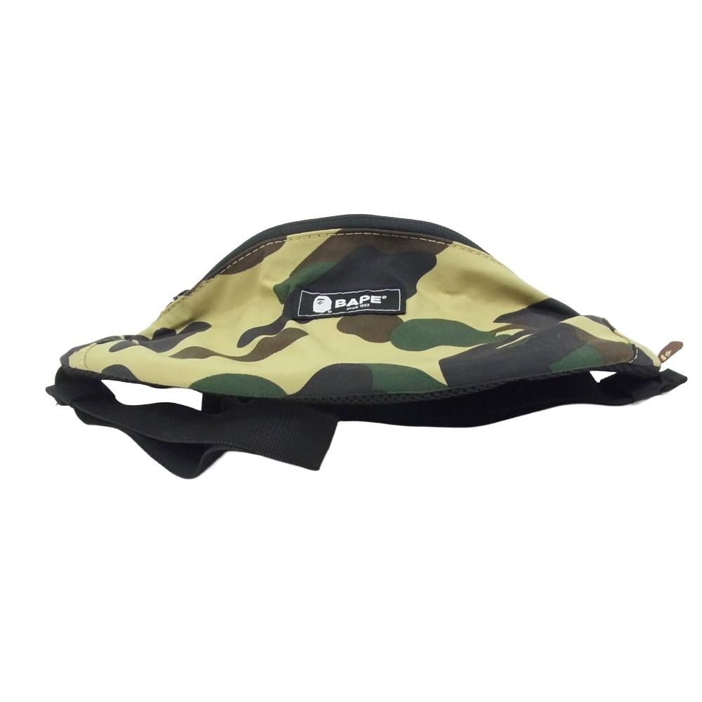 A BATHING APE アベイシングエイプ カモ柄 ウエストポーチ ボディ