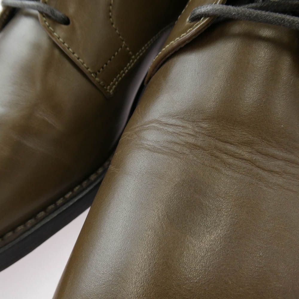  Brunello Cucinelli ブルネロクチネリ レースアップ レザー シューズ カーキ系 35 その他 靴
