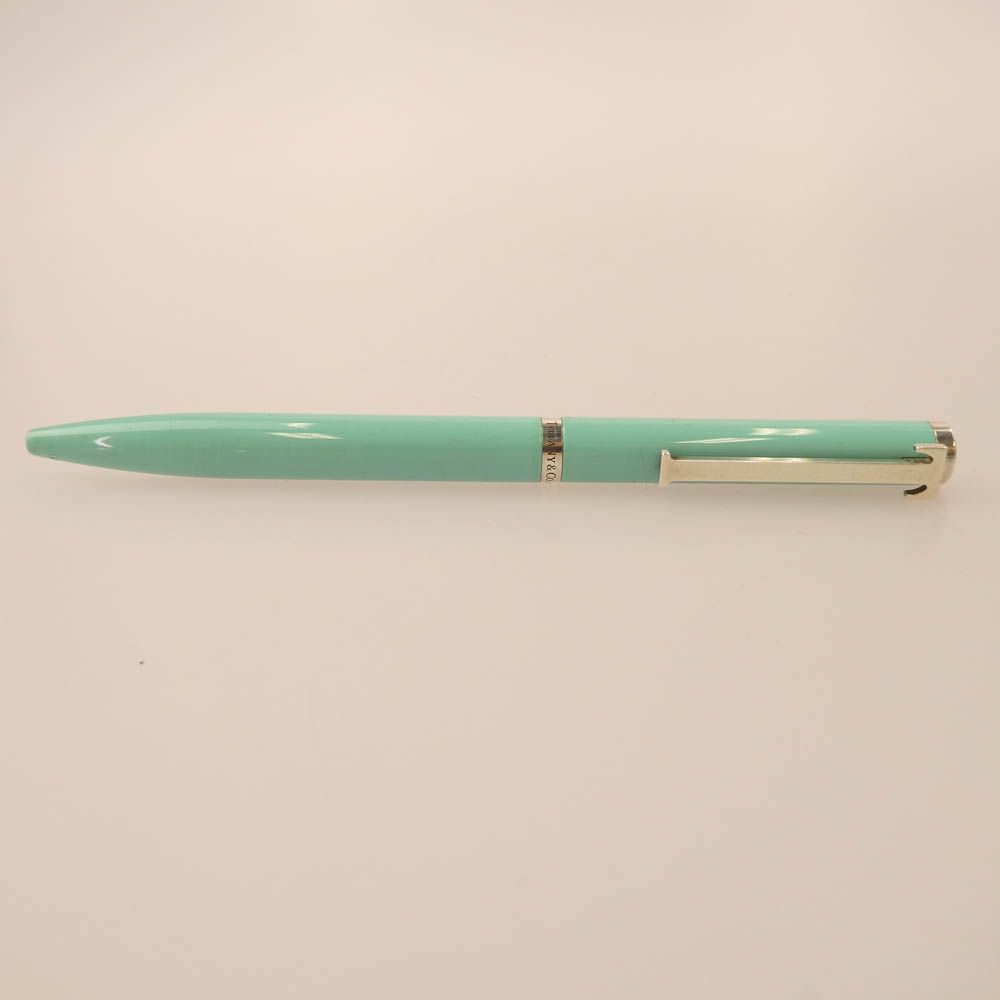 TIFFANY&Co. ティファニー Tクリップ ボールペン ティファニーブルー