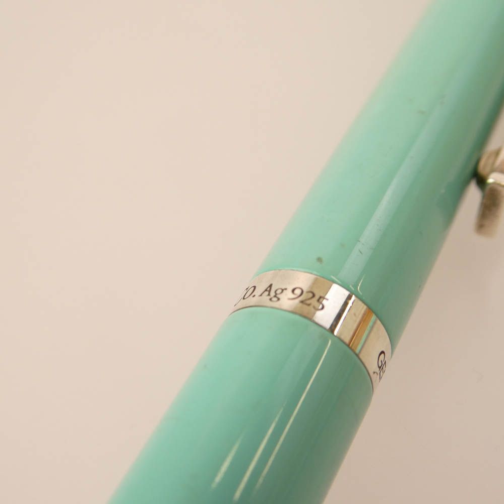 TIFFANY&Co. ティファニー Tクリップ ボールペン ティファニーブルー