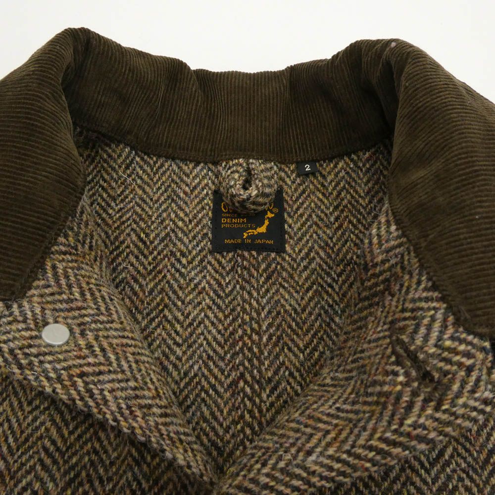 orSlow　ヘリンボーンツイード　カバーオール　2サイズ orSlow オアスロウ HARRIS TWEED RELAX FIT COVERALL ハリスツイード