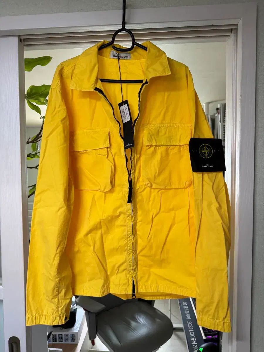 xl 22 ss ストーンアイランド エフェクト オーバ シャツ ジャケット