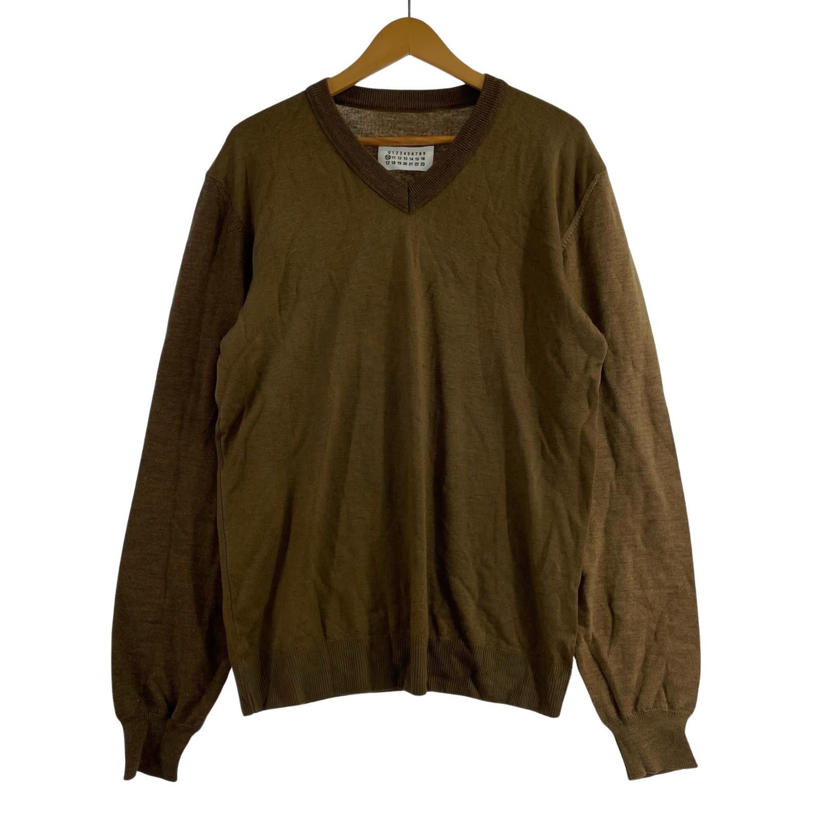 MARTIN MARGIELA バイカラーVネックニット L - メルカリ