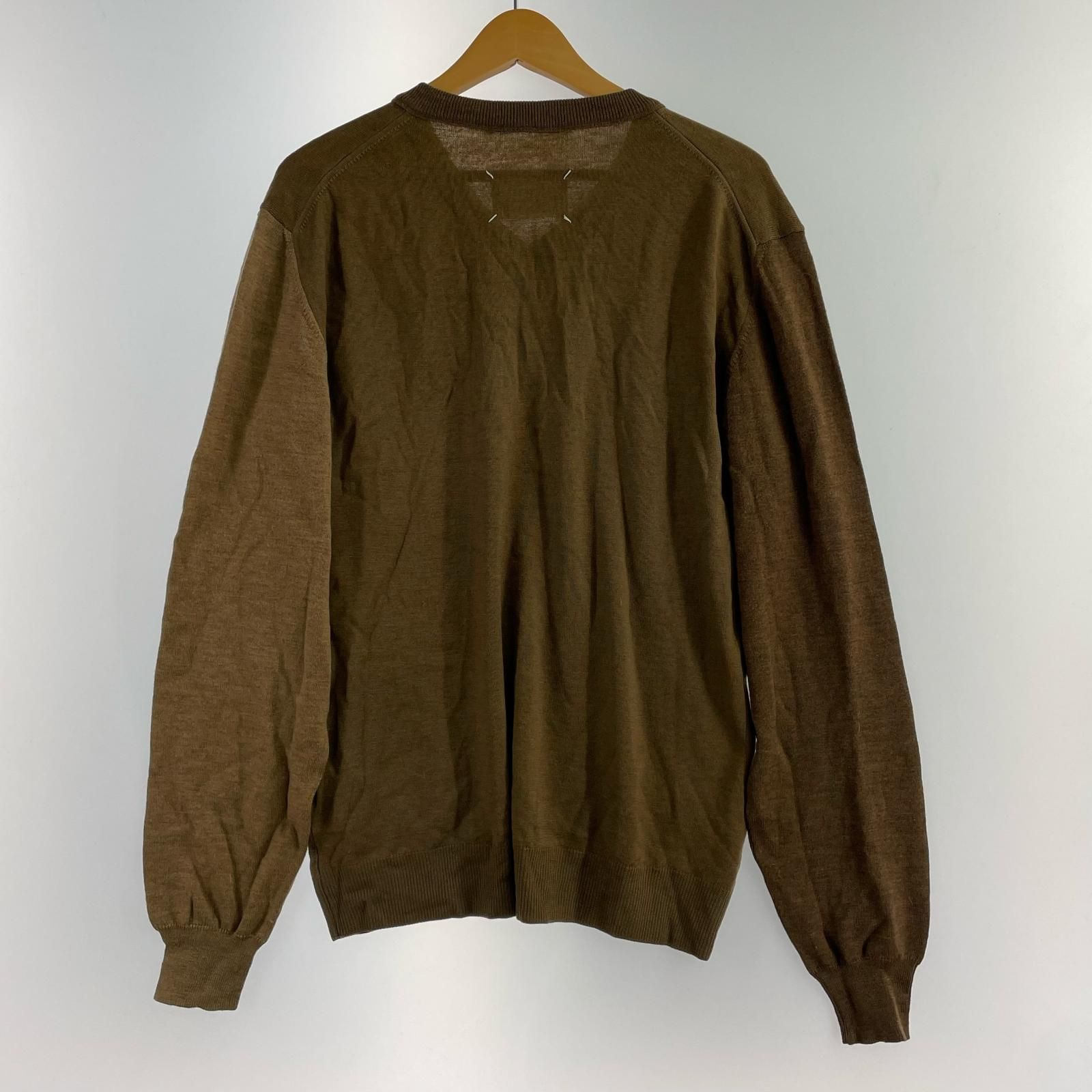 Vネックニット L