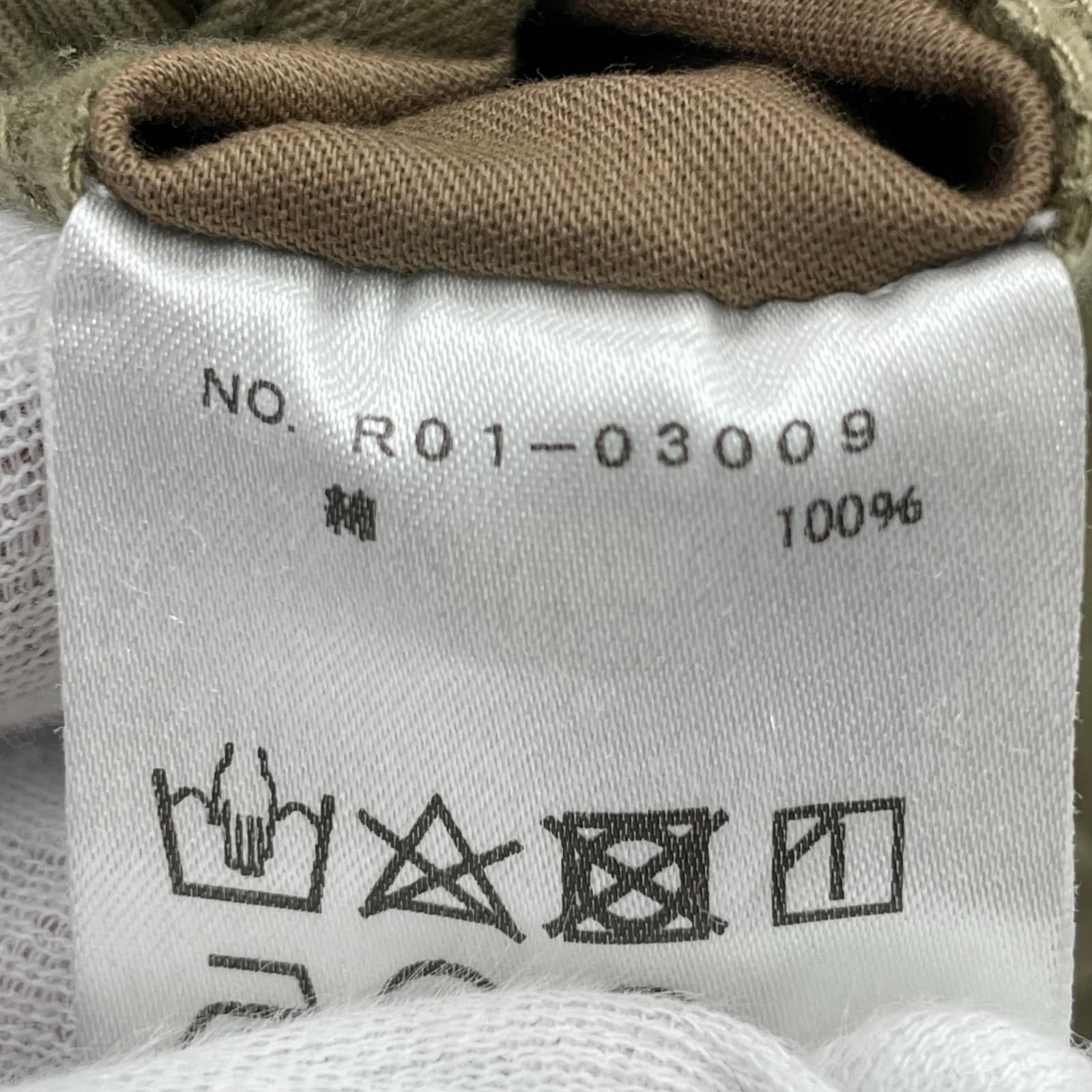 COMOLI コットンギャバウォッシュド パンツ カーキ SIZE 3 R01-03009