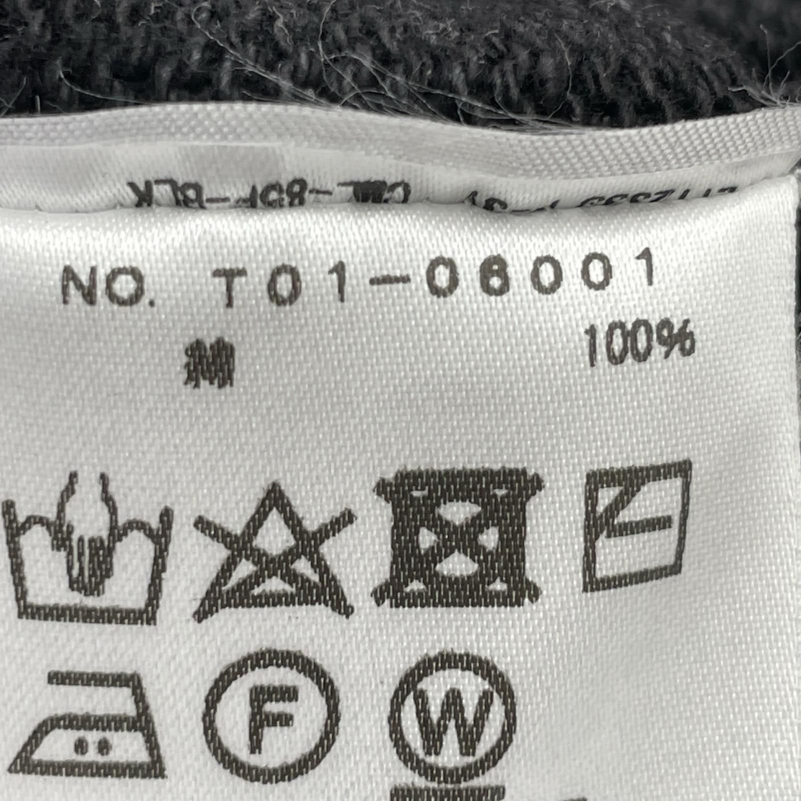 COMOLI インディゴクルーネックニット