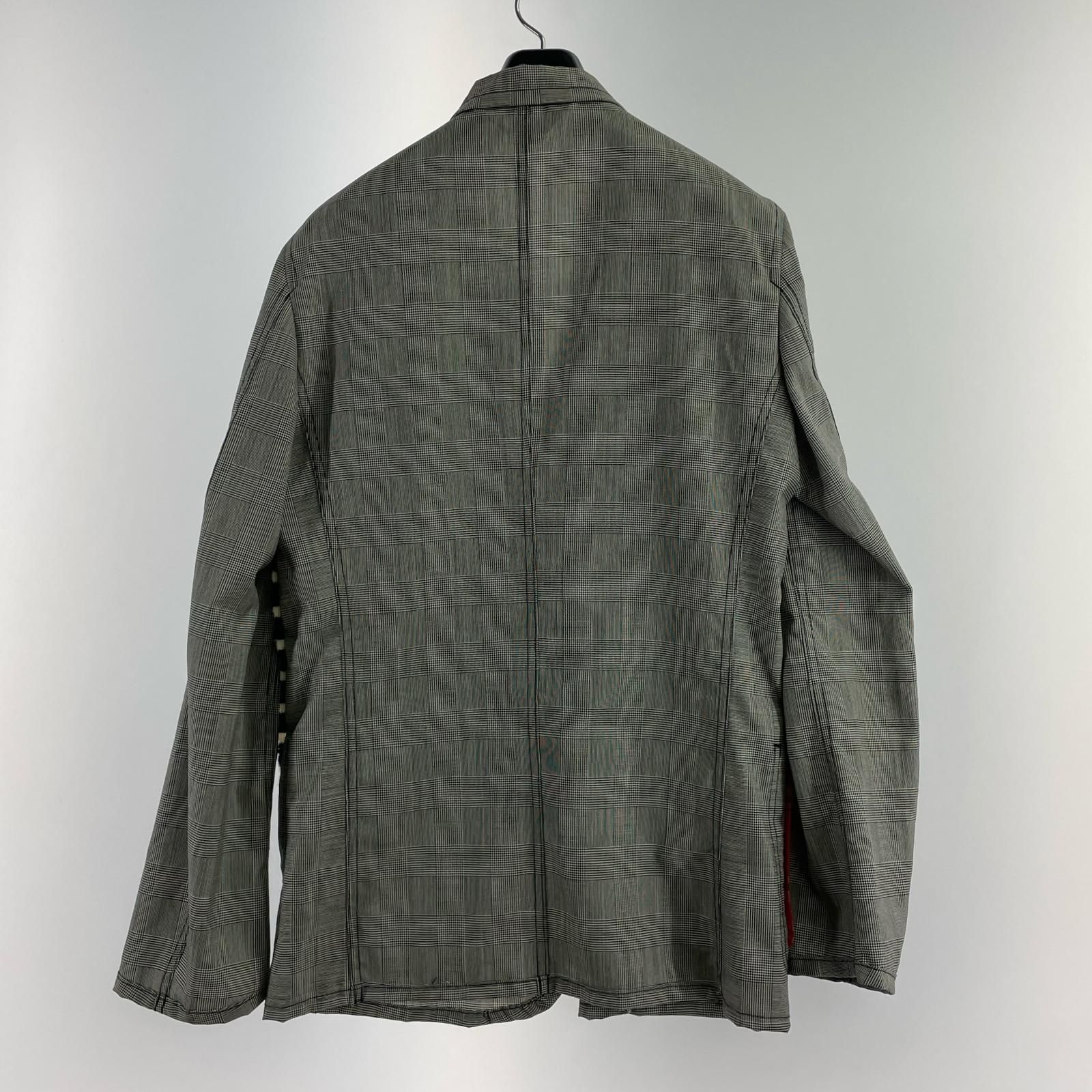 COMME des GARÇONS HOMME PLUS パッチワークテーラード COMME des GARCONS HOMME PLUS ｸﾞﾚﾝﾁｪｯｸ ﾊﾟｯﾁﾜｰｸ ﾃｰﾗｰﾄﾞｼﾞｬｹｯﾄ - メルカリ