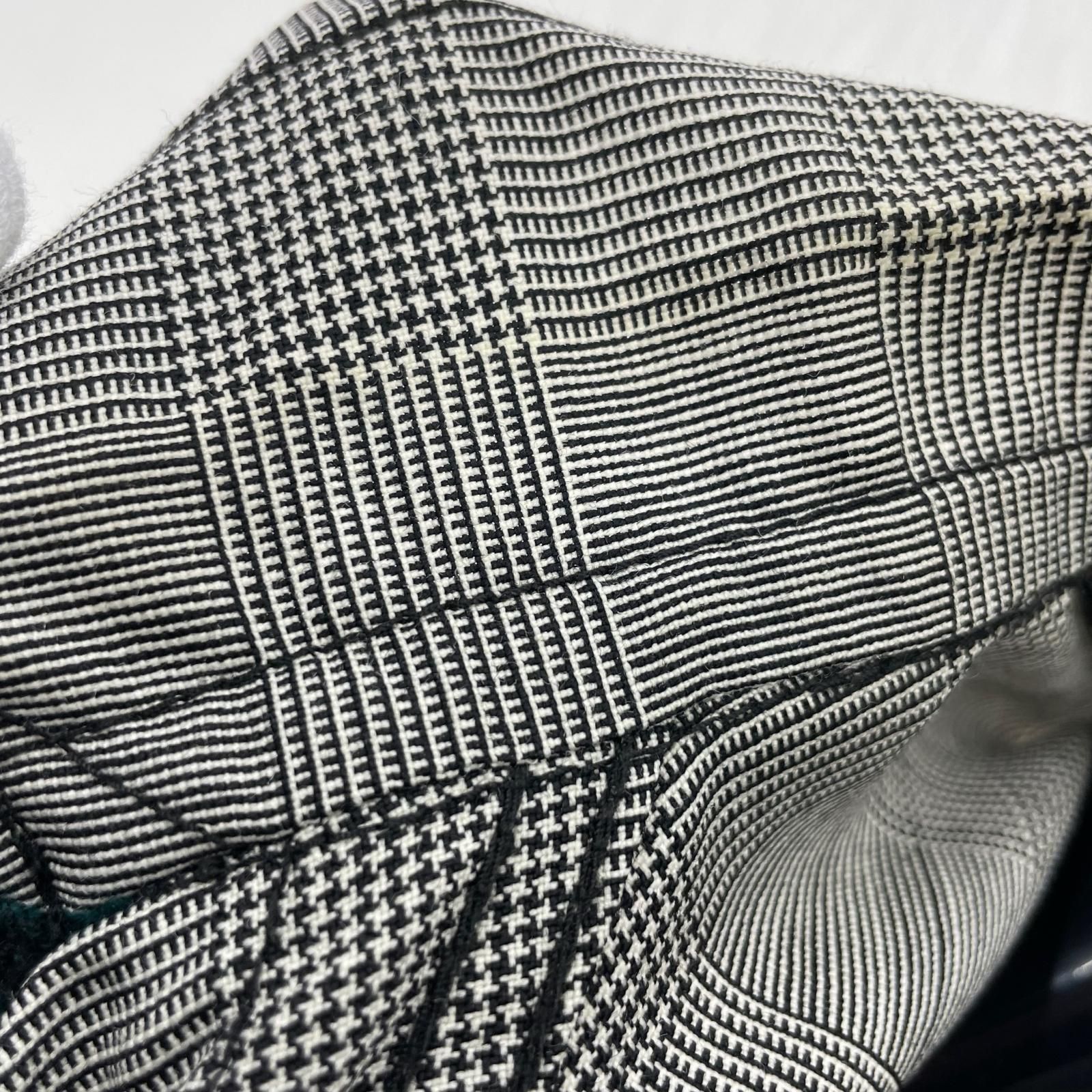 COMME des GARCONS HOMME PLUS ｸﾞﾚﾝﾁｪｯｸ ﾊﾟｯﾁﾜｰｸ ﾃｰﾗｰﾄﾞｼﾞｬｹｯﾄ - メルカリ