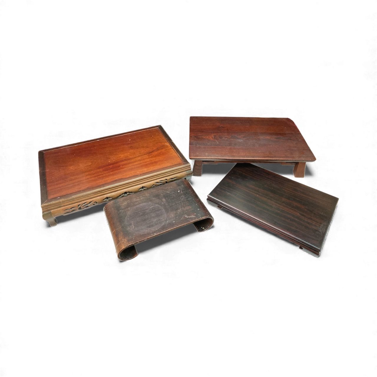 盆栽台 木製 花台 華台 花 華 幅約36cm〜60cm まとめて 花台 飾台 花台