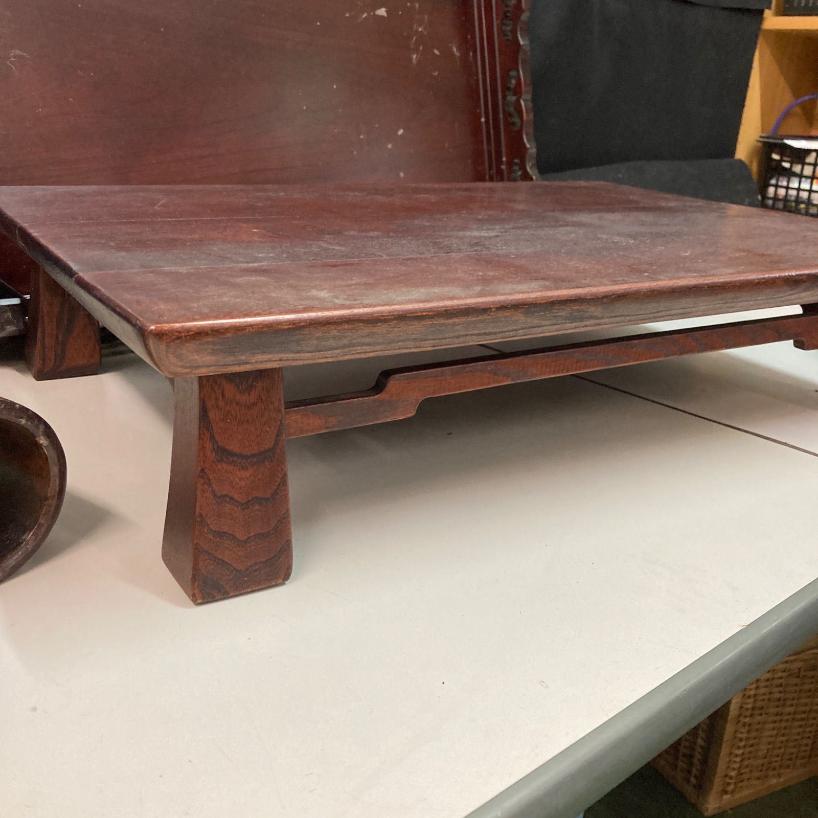 盆栽台 木製 花台 華台 花 華 幅約36cm〜60cm まとめて 花台