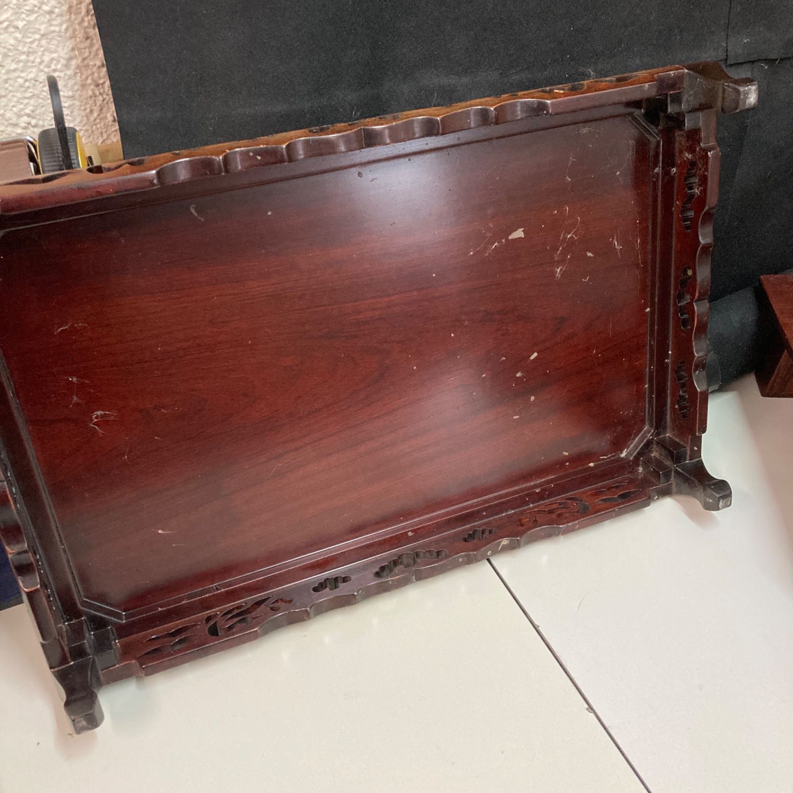 盆栽台 木製 花台 華台 花 華 幅約36cm〜60cm まとめて 花台