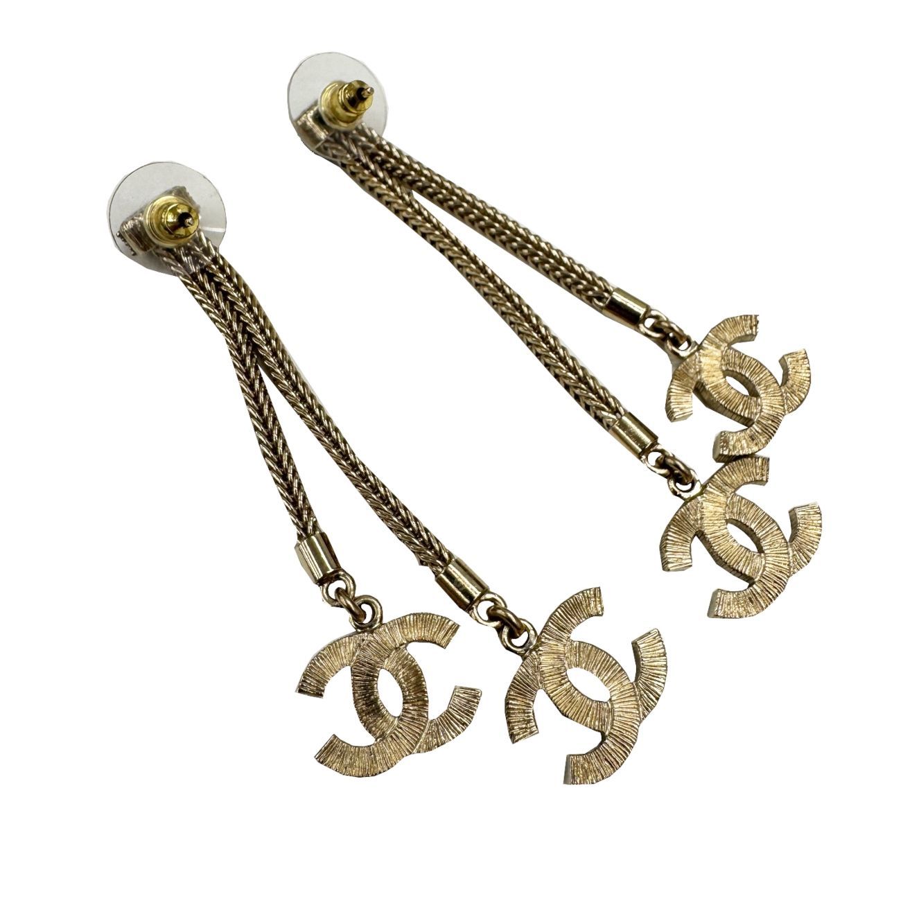 CHANEL シャネル ピアス B24K ココマーク ラインストーン レディース 