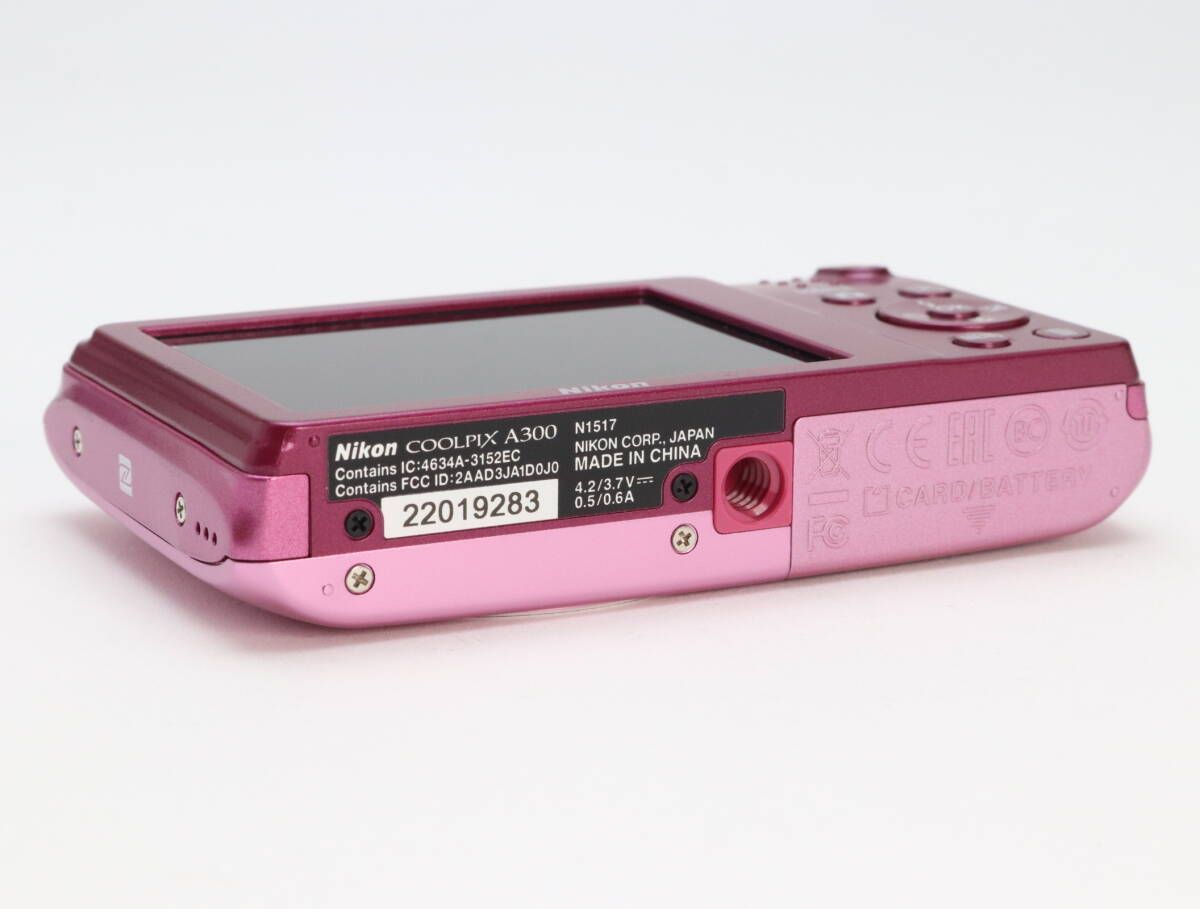 C (実用品) Nikon ニコン COOLPIX A300 ピンク 初期不良返品対応 111