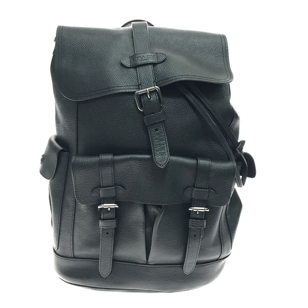 COACH コーチ リュック ヨゴレ有 メンズ レザー F 36811 ブラック