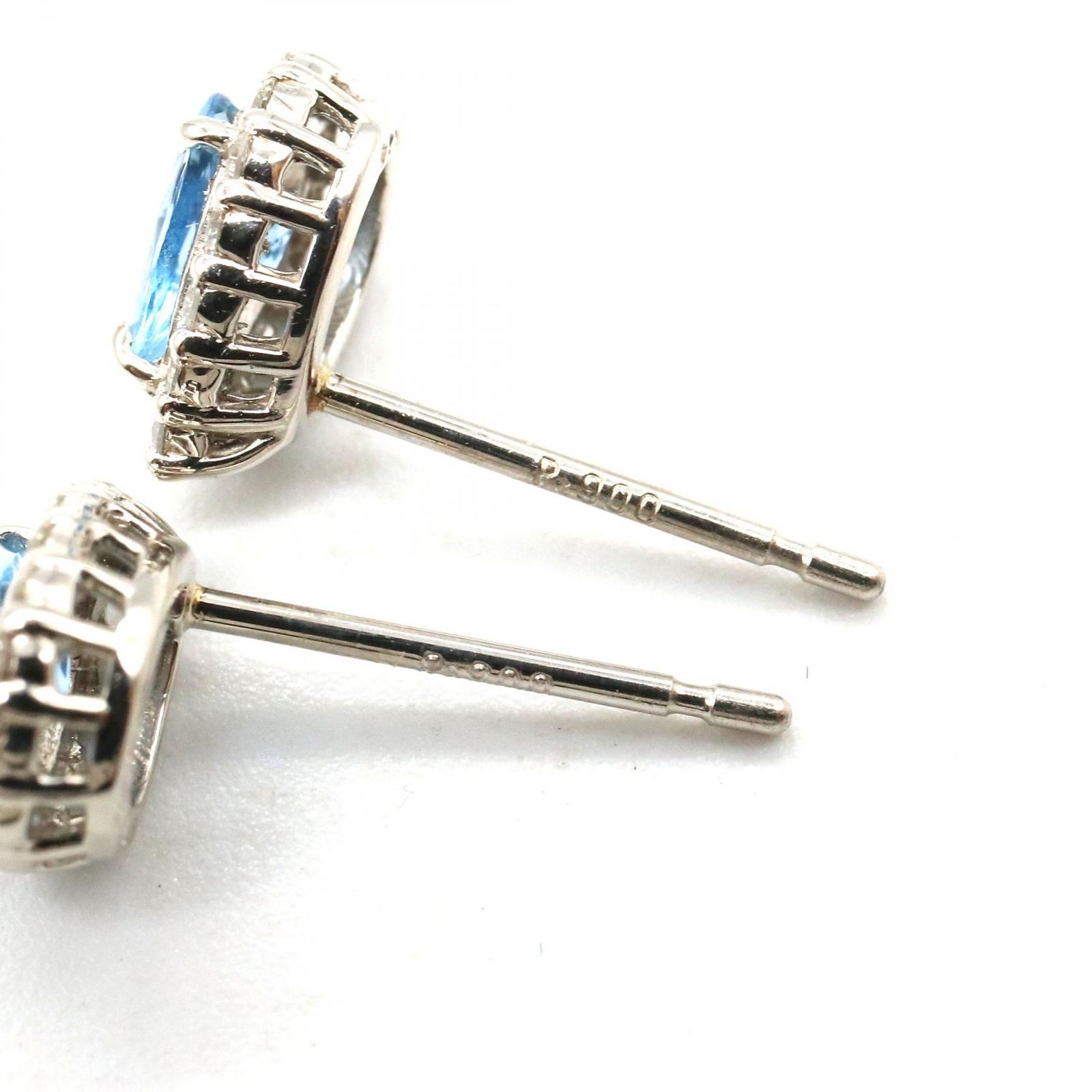 ジュエリー JEWELRY ピアス アクアマリンピアス ｱｸｱﾏﾘﾝ 1.5g Pt900