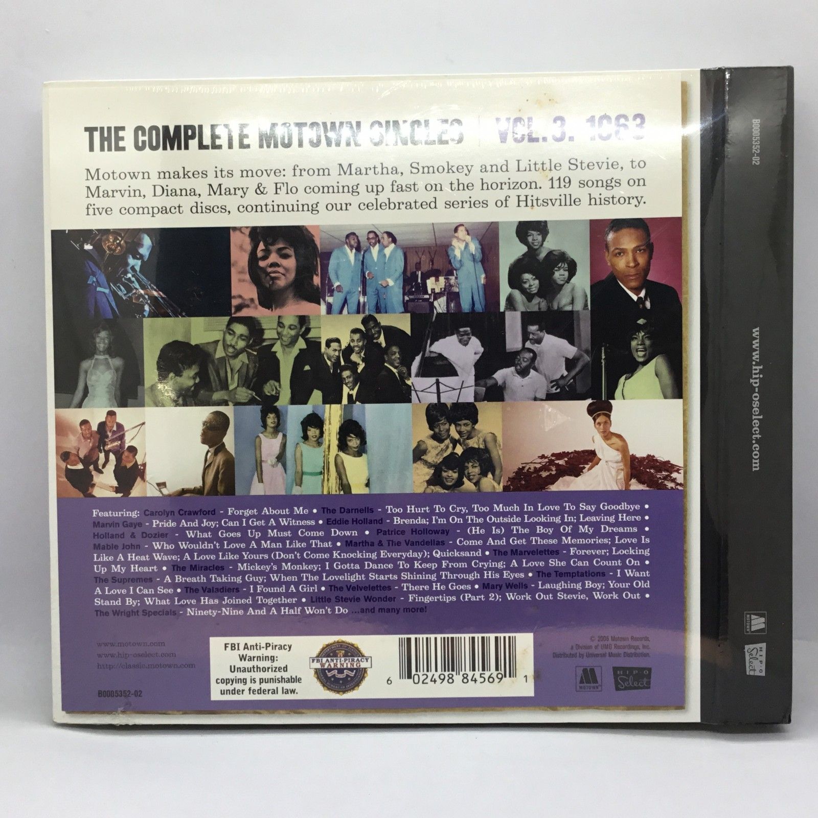 ☆未開封◇THE COMPLETE MOTOWN SINGLES VOL.3:1963 (5CD+7 【公式通販】