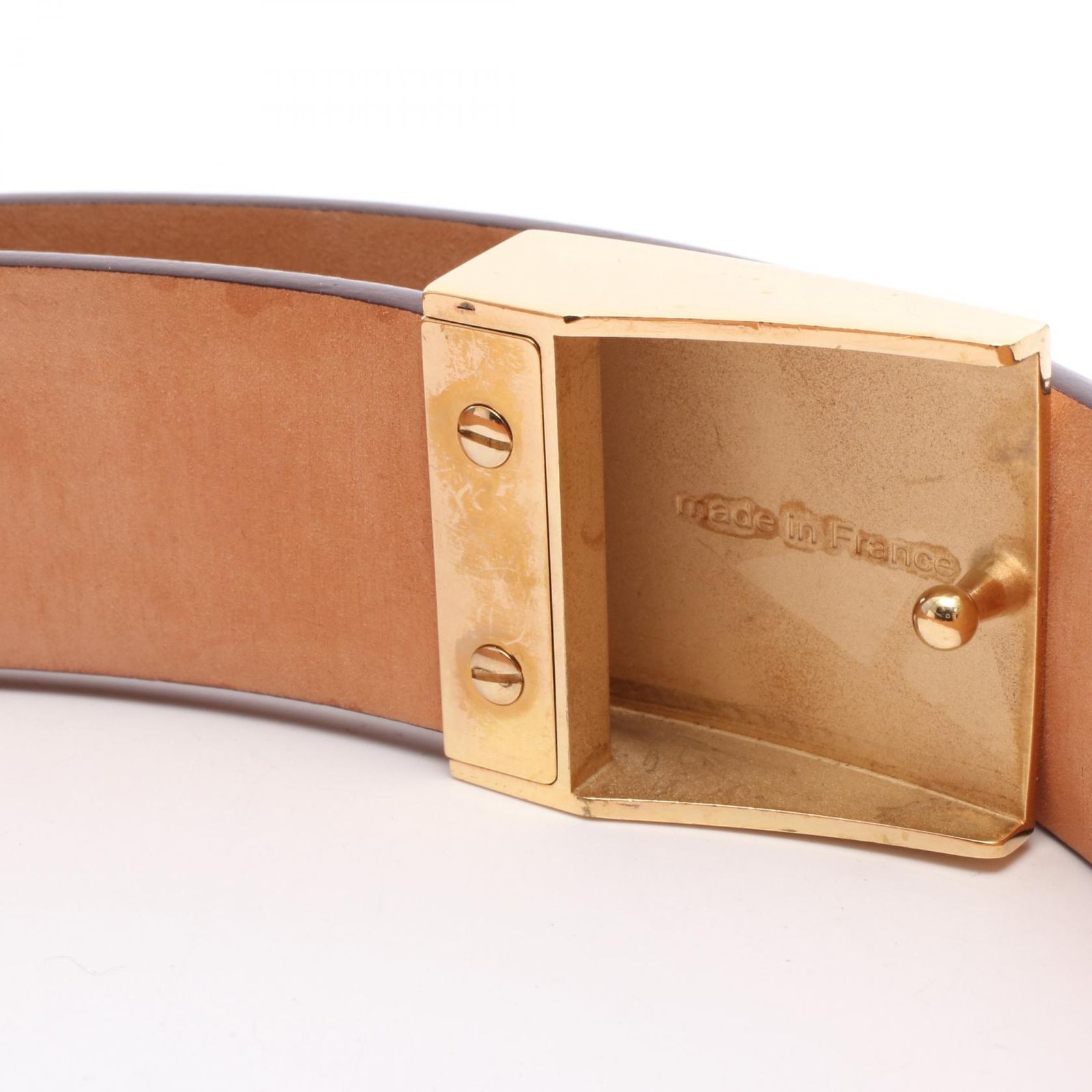 チーくん 様✨サンチュール・キャレ ダミエ・エベヌ M6802 ベルト ルイ・ヴィトン LOUIS VUITTON ベルト サンチュール キャレ