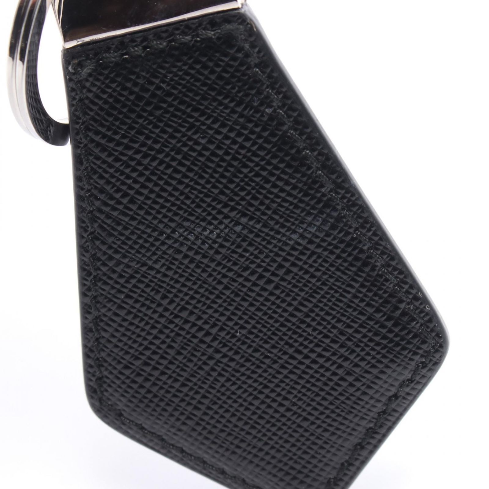 プラダ PRADA キーホルダー 2PP041 ブラック サフィアーノレザー