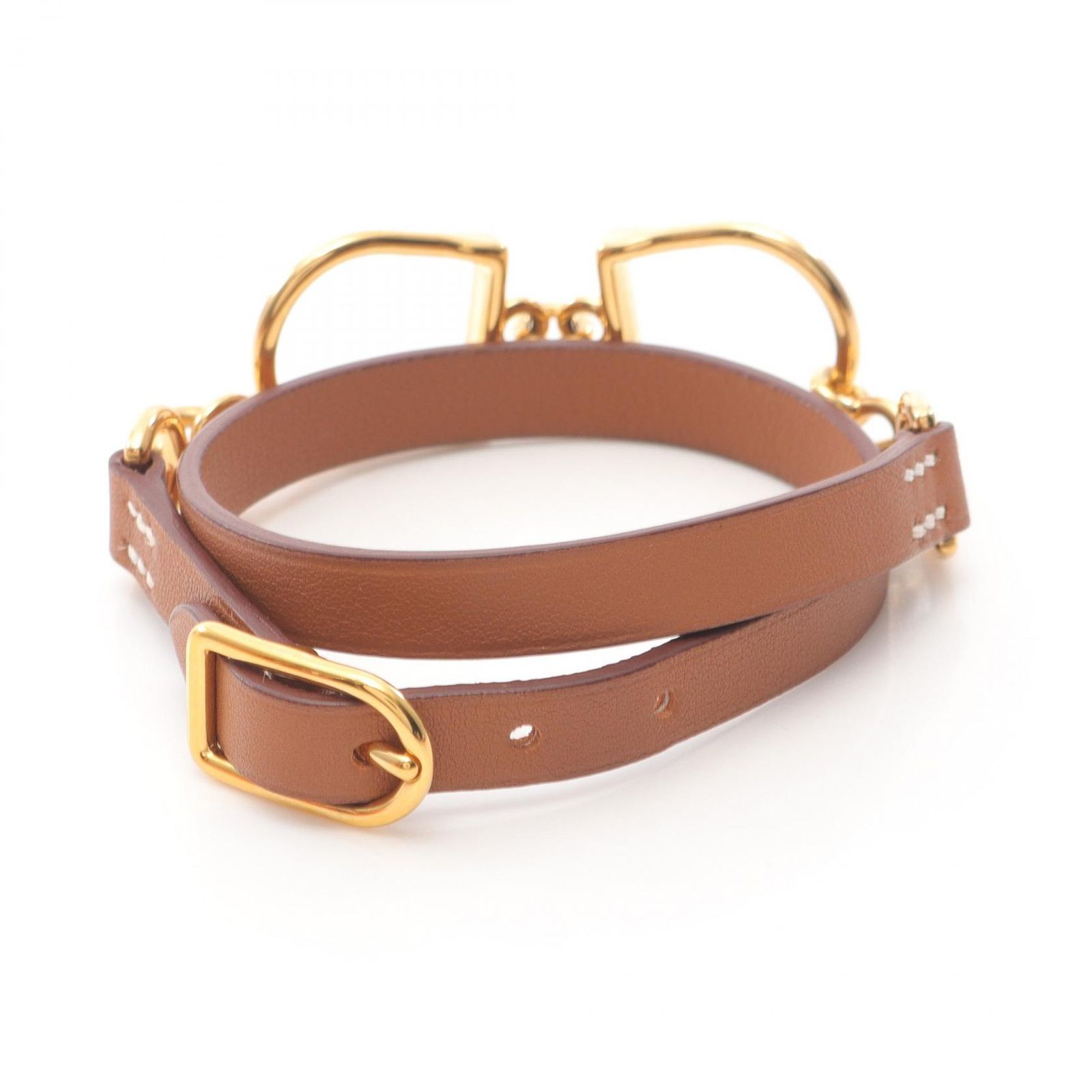 エルメス HERMES ブレスレット エトリエ ドゥブルトゥール ゴールド GP