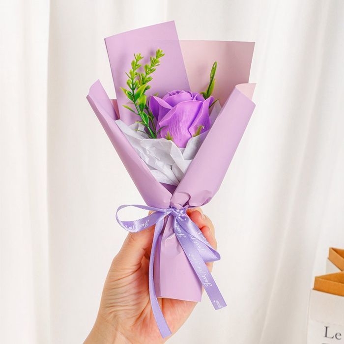 ミニブーケ 母の日プレゼント ソープフラワー ミニ花束 バラソープ