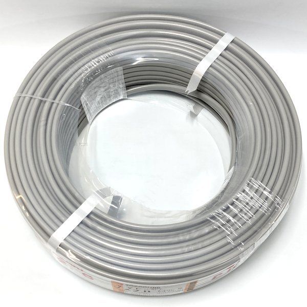 約15.9 kg 矢崎エナジーシステム YAZAKI VVFケーブル .6 mm 灰色 黒白 600 Vビニル絶縁ビニルシースケーブル 製 ≡DT 6885