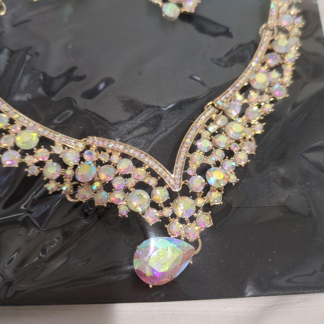 ラインストーン セット ゴールド 社交ダンス オーロラ アクセサリー