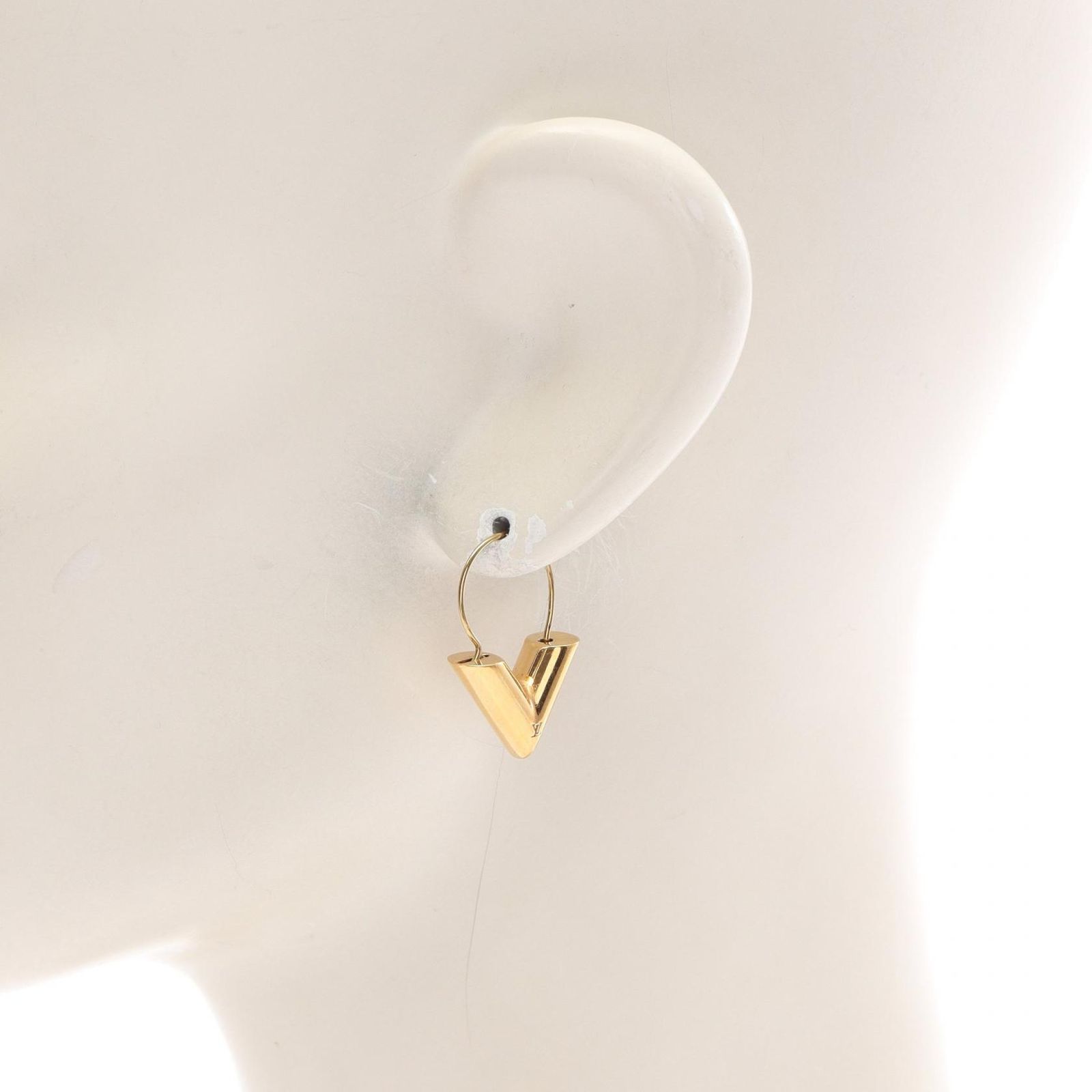 ルイ・ヴィトン LOUIS VUITTON ピアス フープイヤリング エセンシャル