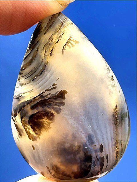 AAA級☆天然アゲート(メノウ 瑪瑙)ペンダント原石B88Y3/20Y28A - メルカリ