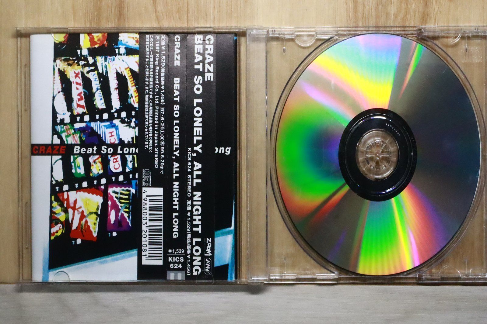 国内盤CD☆CRAZE/クレイズ□ BEAT SO LONELY、ALL NIGHT LONG