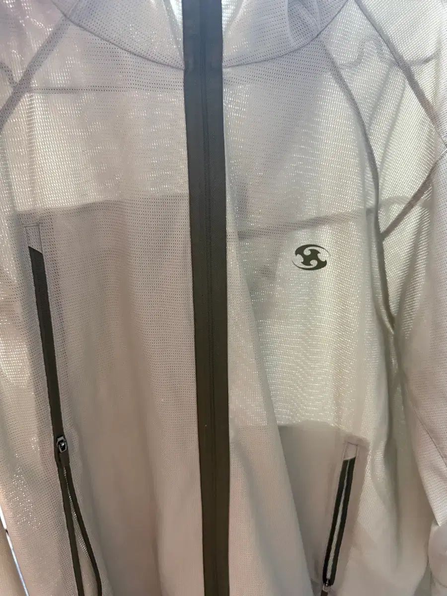 SAN GEAR サンサンギアー ジッパー メッシュ ジャケット グレー