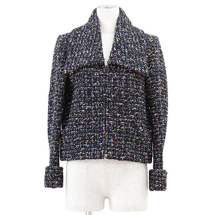 美品】CHANEL シャネル ジップアップジャケット P52665 ファンタジー