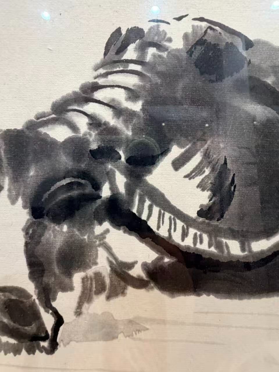 徐悲鴻 水牛図 ﻿水墨画 模写 - メルカリ