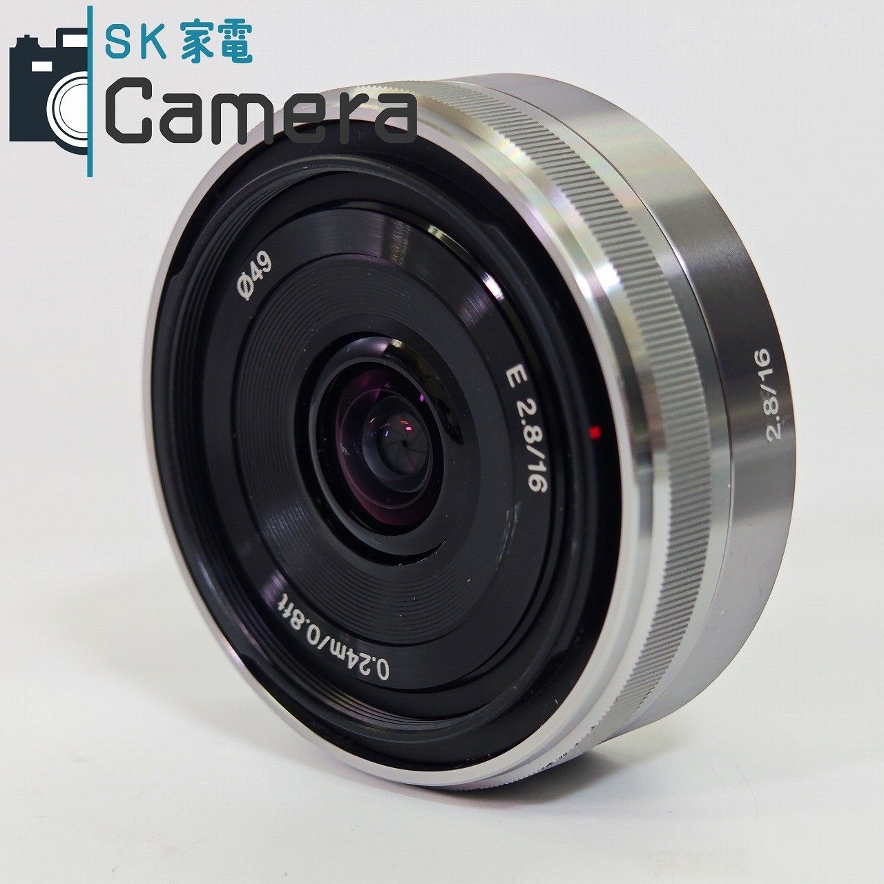 中古】 SONY E 16mm F2.8 SEL16F28 ソニー キャップ付 - メルカリ